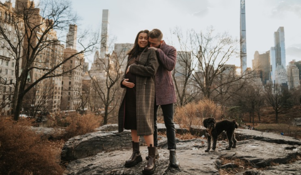 Romantic Photographs in Bryant Park NYC 