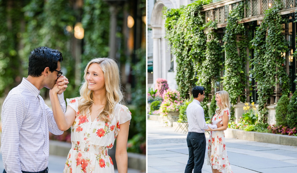 Romantic Photographs in Bryant Park NYC 