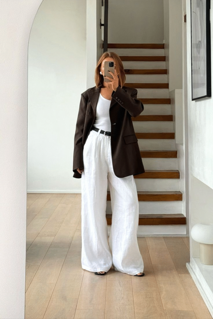20 Linen Pants Outfit Work Ideas 16 image 83